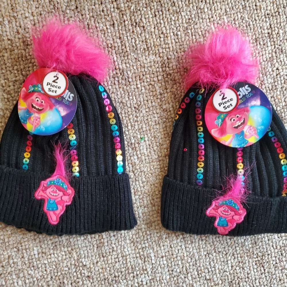 Trolls hat and glove set